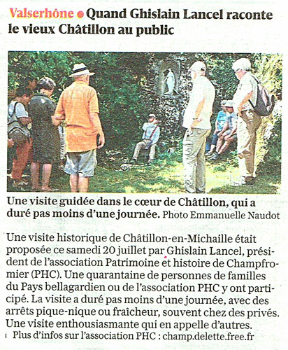 Visite de Châtillon